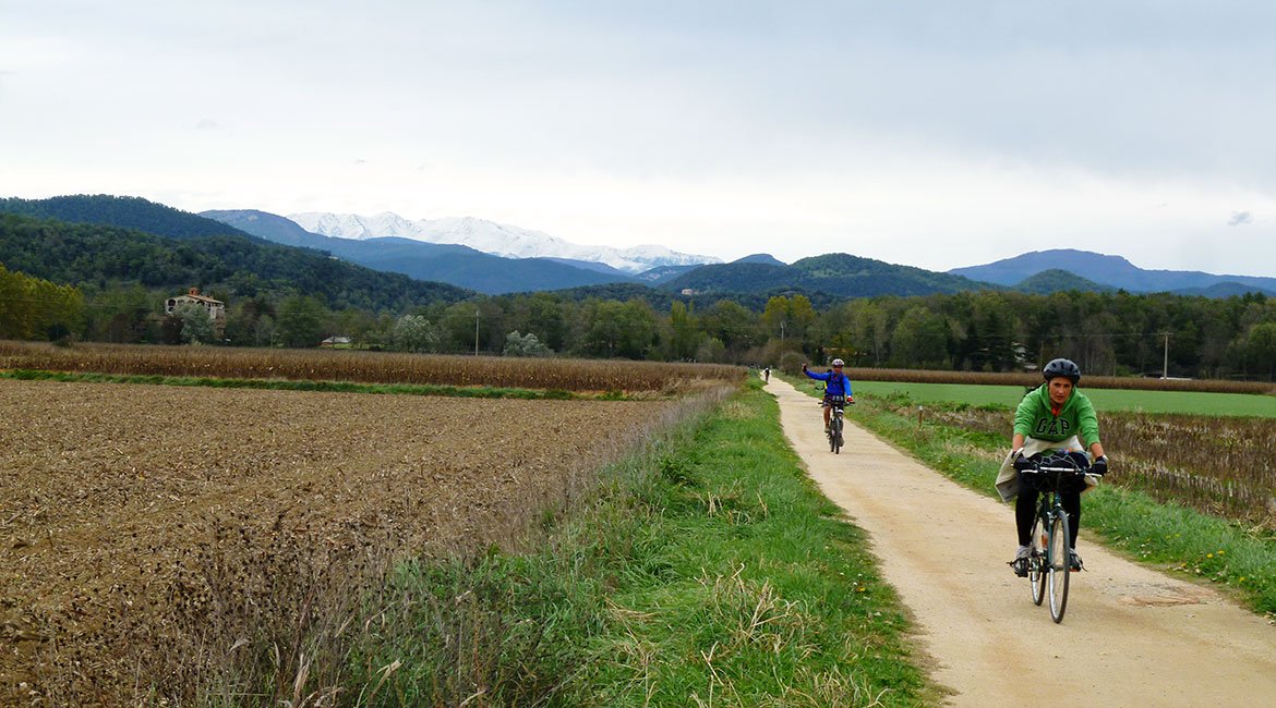 Pirinexus on bike Garrotxa | BIKING THROUGH SPAIN